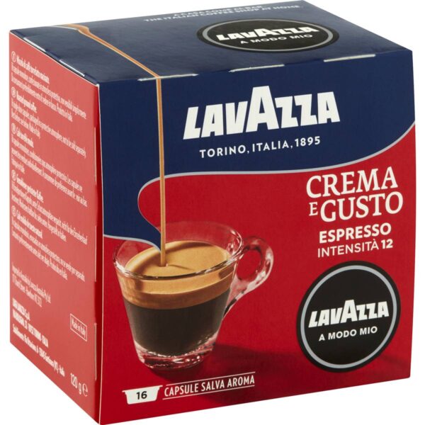 Cafe viên nén Lavazza A Modo Mio Crema E Gusto Espresso Coffee hộp 16 viên - Image 3