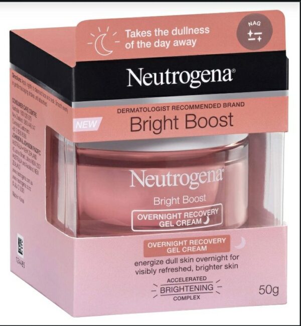 Neutrogena Bright Boost Overnight - Gel Phục Hồi Ban Đêm 50g - Image 2