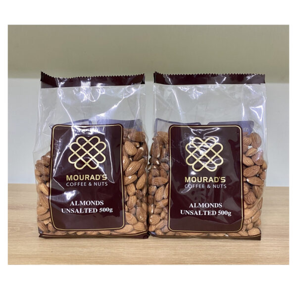 Hạt hạnh nhân Mourad's vị nguyên bản không muối Almonds Unsalted 500g - Image 3