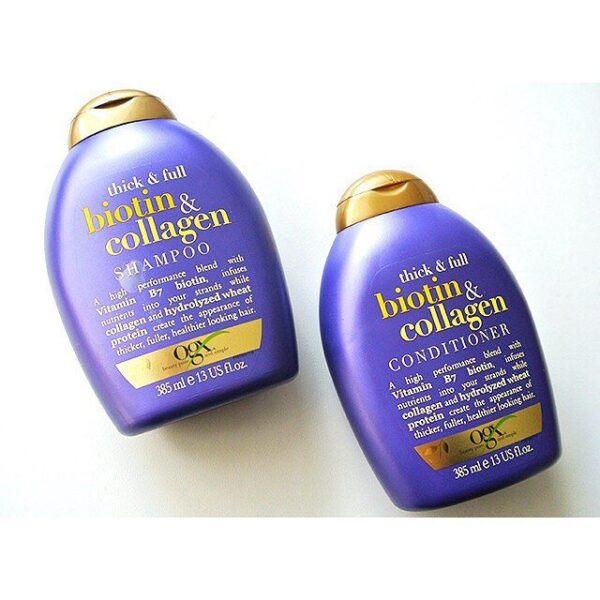 Bộ dầu gội xả Biotin Collagen hỗ trợ giảm rụng và kích thích mọc tóc 385ml - Image 2
