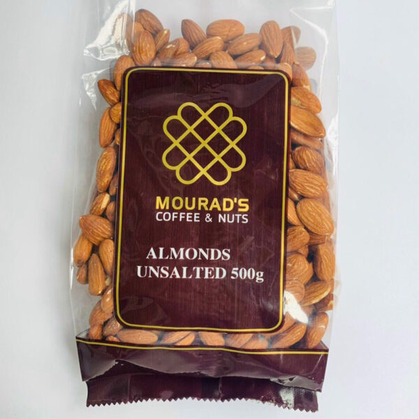 Hạt hạnh nhân Mourad's vị nguyên bản không muối Almonds Unsalted 500g - Image 2