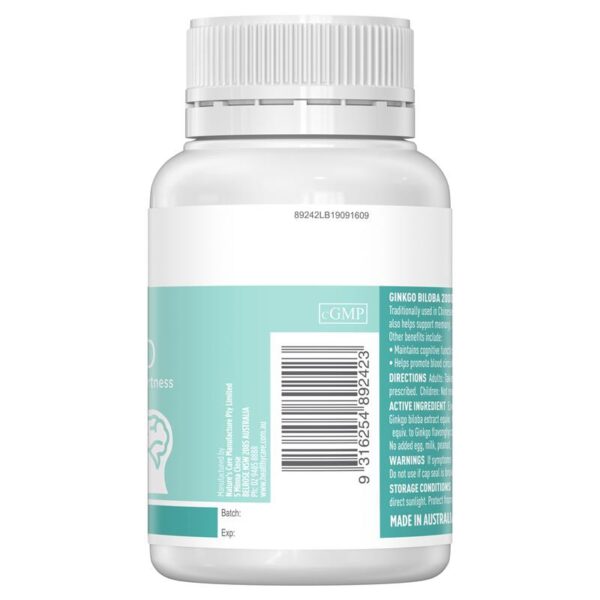 Viên uống Healthy Care Ginkgo Biloba 2000mg của Úc 100 viên - Image 2