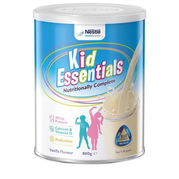 Sữa hương vani Nestlé Kid Essentials 850g của Úc cho bé từ 1-10 tuổi