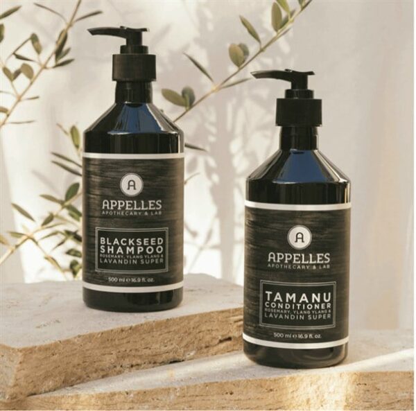 Cặp dầu gội xả Appelles Blackseed Shampoo chai 500ml - Image 2