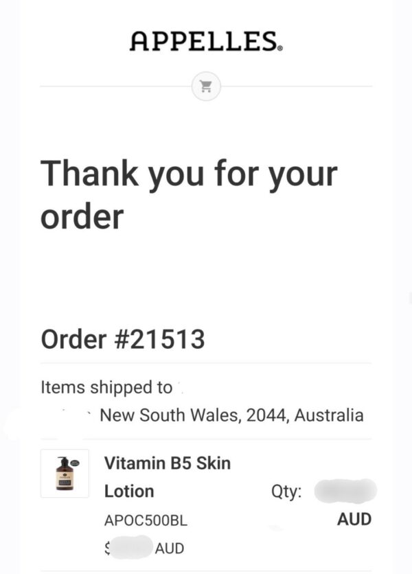 Kem dưỡng da Appelles Vitamin B5 Skin Lotion 500ml - Image 2