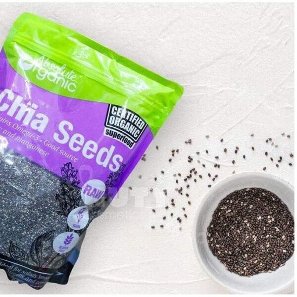 Absolute Organic Black Chia Seeds - Hạt Chia Gói 1kg - Image 2