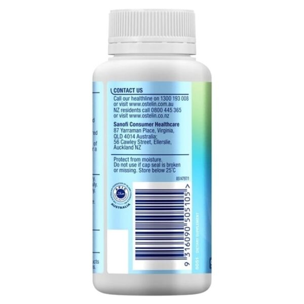Viên nhai bổ sung canxi và vitamin D3 cho trẻ từ 2 tuổi Ostelin Kids Calcium & Vitamin D3 của Úc 90 viên - Image 2
