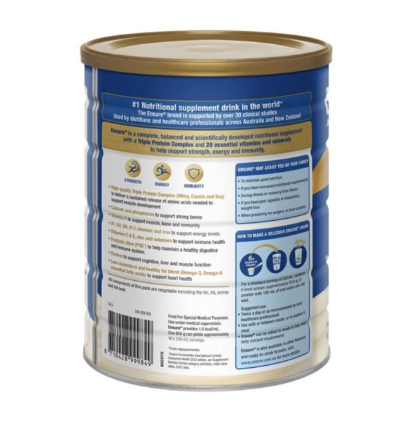 Sữa Abbott Ensure hương vani của Úc 850g - Image 2