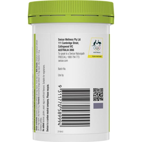 Swisse Liver Detox - Viên Uống Thải Độc Và Bổ Gan 120 Viên - Image 3