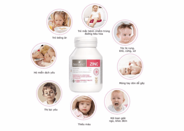 Bio Island ZinC - Viên Bổ Sung Kẽm Cho Bé 120 Viên - Image 3