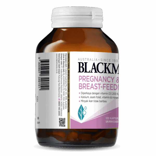Vitamin tổng hợp cho mẹ bầu và cho con bú Blackmores Pregnancy & Breast-Feeding Gold của Úc 120 viên - Image 3