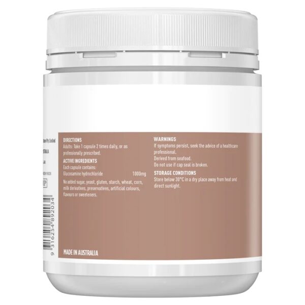 Hỗ trợ bổ xương khớp Healthy Care Glucosamine HCL 1000mg của Úc 200 viên - Image 3