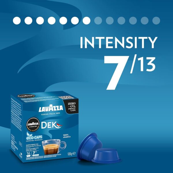 Cafe viên nén Lavazza A Modo Mio Decaf Lavazza DEK 100% Arabica - hộp 16 viên - Image 3