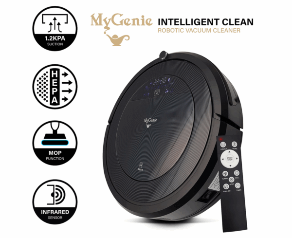 Robot hút bụi lau nhà MyGenie ZX1000 màu đen - Image 2