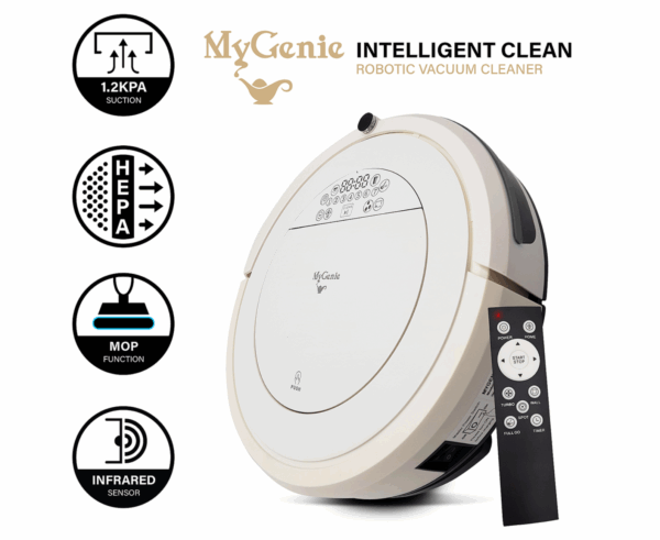 1 Robot hút bụi lau nhà MyGenie ZX1000 màu trắng - Image 3