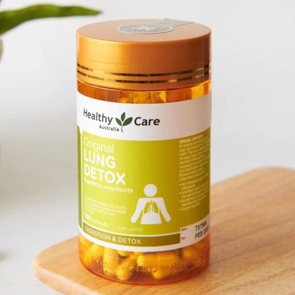 Healthy Care Lung Detox - Viên Hỗ Trợ Thải Độc Phổi 180 Viên - Image 3