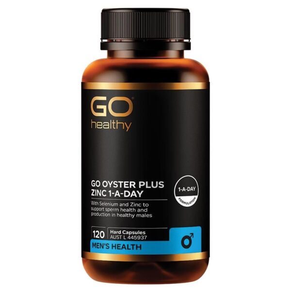Viên uống tinh chất hàu + kẽm Go Healthy Oyster Plus Zinc của Úc 120 viên