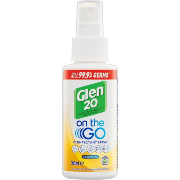 Glen 20 - Xịt Khử Trùng Chai 100ml Hương Citrus Notes - Hương Linen - Image 2