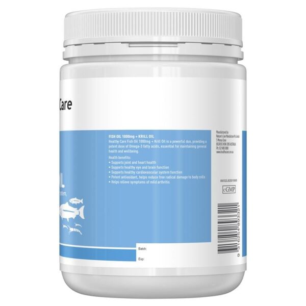 Dầu cá Omega 3 Healthy Care Fish Oil Omega-3 1000mg của Úc 400 viên - Image 3