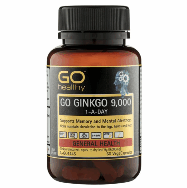 Go Healthy - Bổ Não Ginkgo 9000 Lọ 60 Viên - Image 3