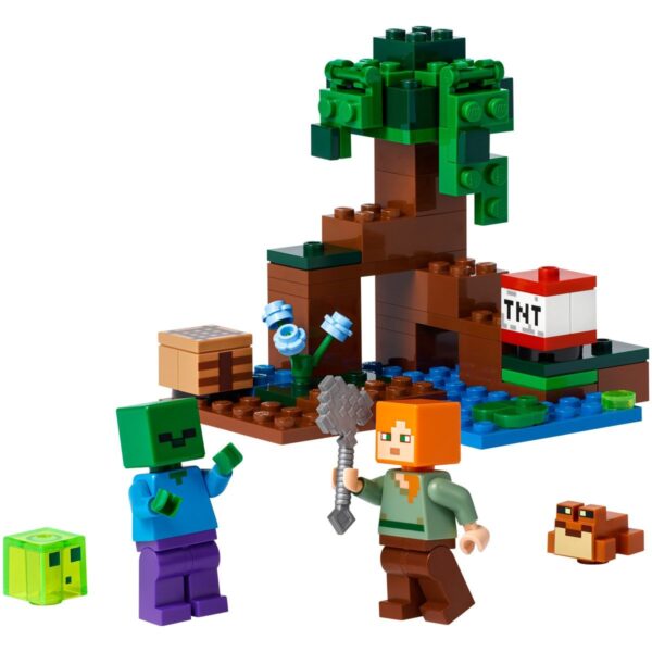 Bộ xếp hình Lego Minecraft cuộc phiêu lưu đầm lầy 21240 - Image 3