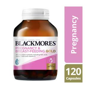 Vitamin tổng hợp cho mẹ bầu và cho con bú Blackmores Pregnancy & Breast-Feeding Gold của Úc 120 viên - Image 2