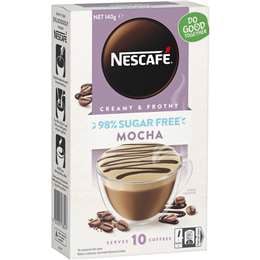 Cà phê pha sẵn Nescafe Coffee Sachets 98% Suger Free Mocha/ hộp 10 gói - Mua 3 hộp -> 150k/ hộp - Image 2