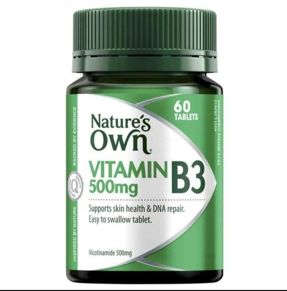 Viên uống bổ sung vitamin B3 Nature's Own Vitamin B3 500mg của Úc 60 viên - Image 4
