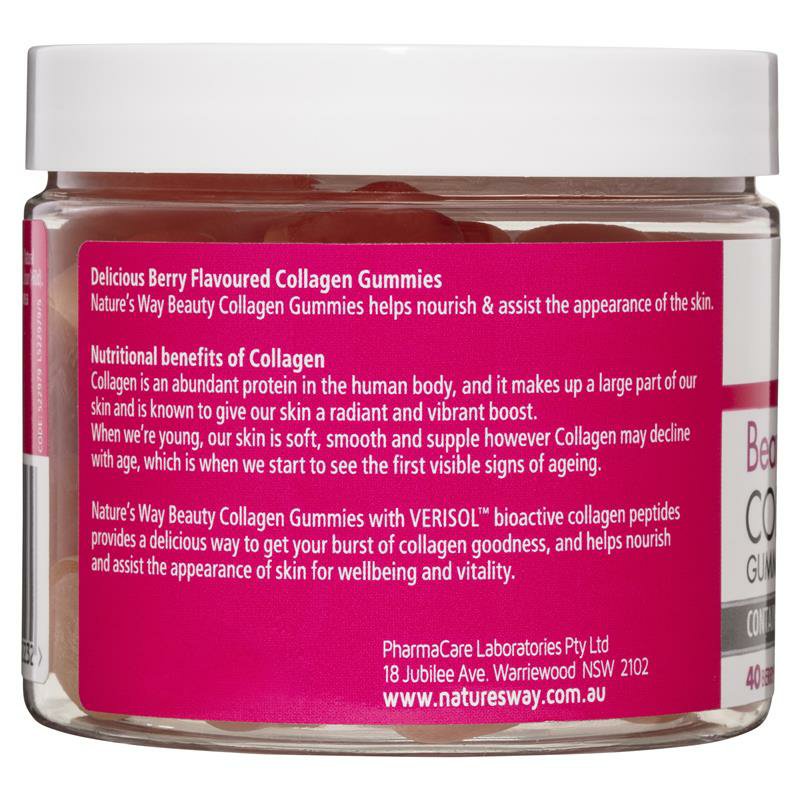 Kẹo dẻo bổ sung collagen Nature's Way Beauty Collagen gummies của Úc 40 viên - Image 3