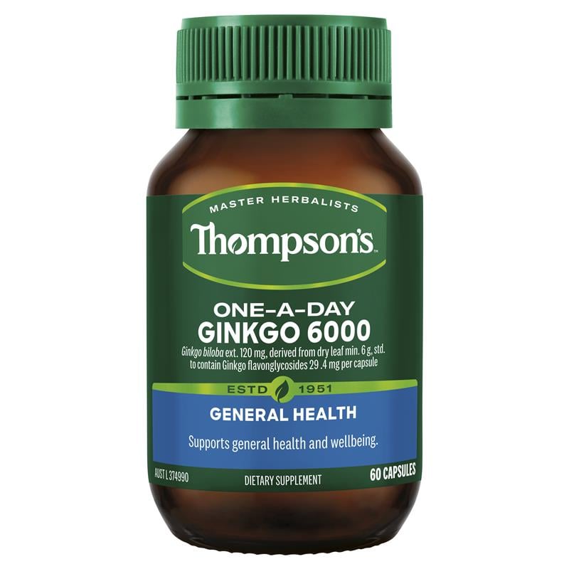 Viên Uống Bổ Não Thompson's One A Day Ginkgo 6000mg 60 viên