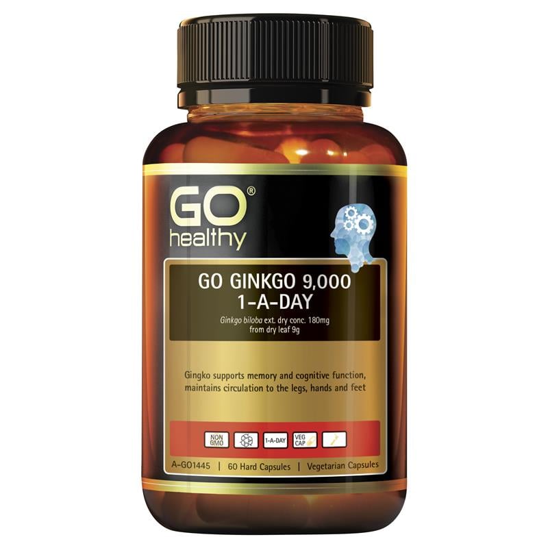 Go Healthy - Bổ Não Ginkgo 9000 Lọ 60 Viên - Image 2