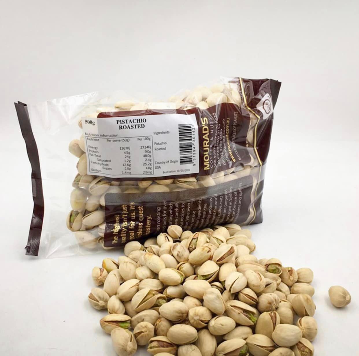 MOURAD'S PISTACHIO ROASTED - Hạt Dẻ Cười Gói 500g - Image 3