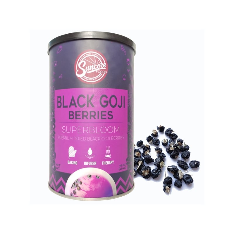 Hắc kỷ tử Mỹ Suncore Food Black Goji Berries hộp 454g - Image 2