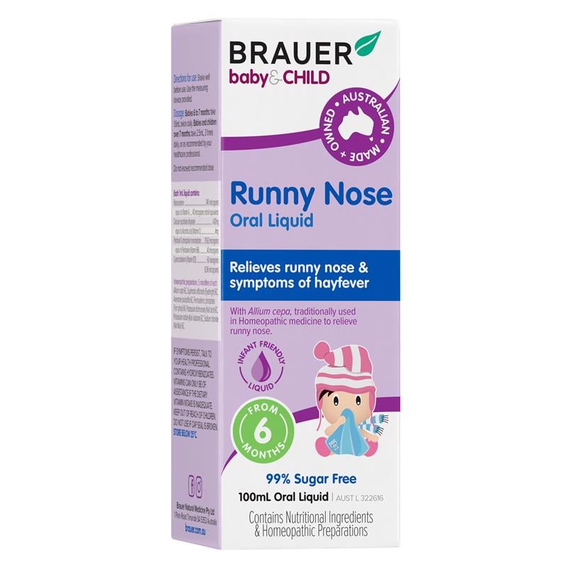 Brauer Baby & Child Runny Nose - Siro Trị Sổ Mũi Cho Bé 100 ml - Image 3