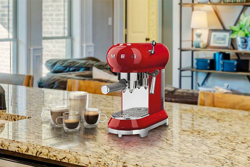 Máy pha cà phê Smeg ECF01RDAU - Image 4