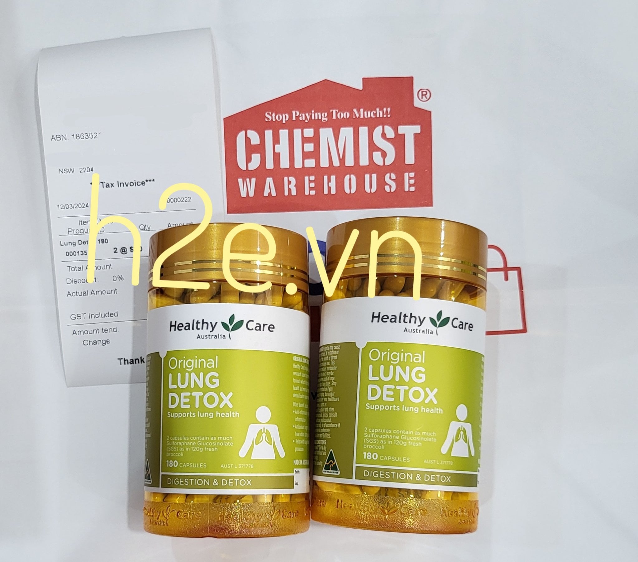 Healthy Care Lung Detox - Viên Hỗ Trợ Thải Độc Phổi 180 Viên - Image 4