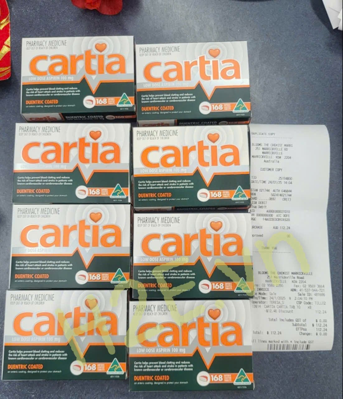 CARTIA - PHÒNG NGỪA ĐỘT QUỴ VÀ TAI BIẾN 168 VIÊN - Image 2