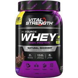 Vital Strength Whey High Protein - Bột Protein tăng cơ Vị vị socola Lọ 720g - Image 2