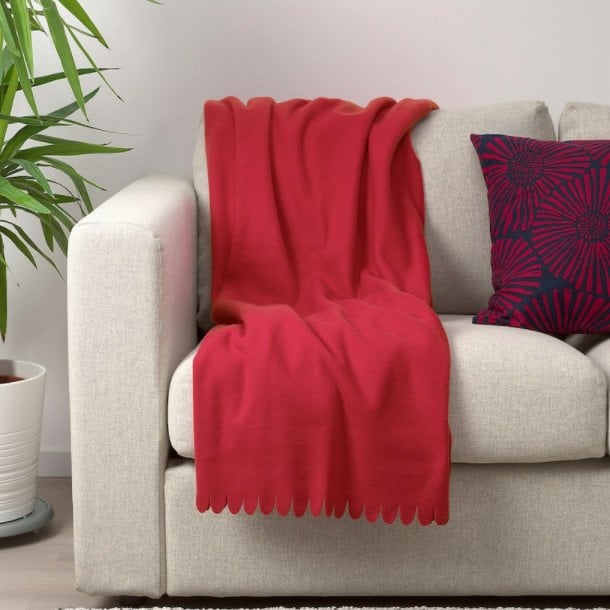 Chăn dạ siêu ấm POLARVIDE màu đỏ - Image 2