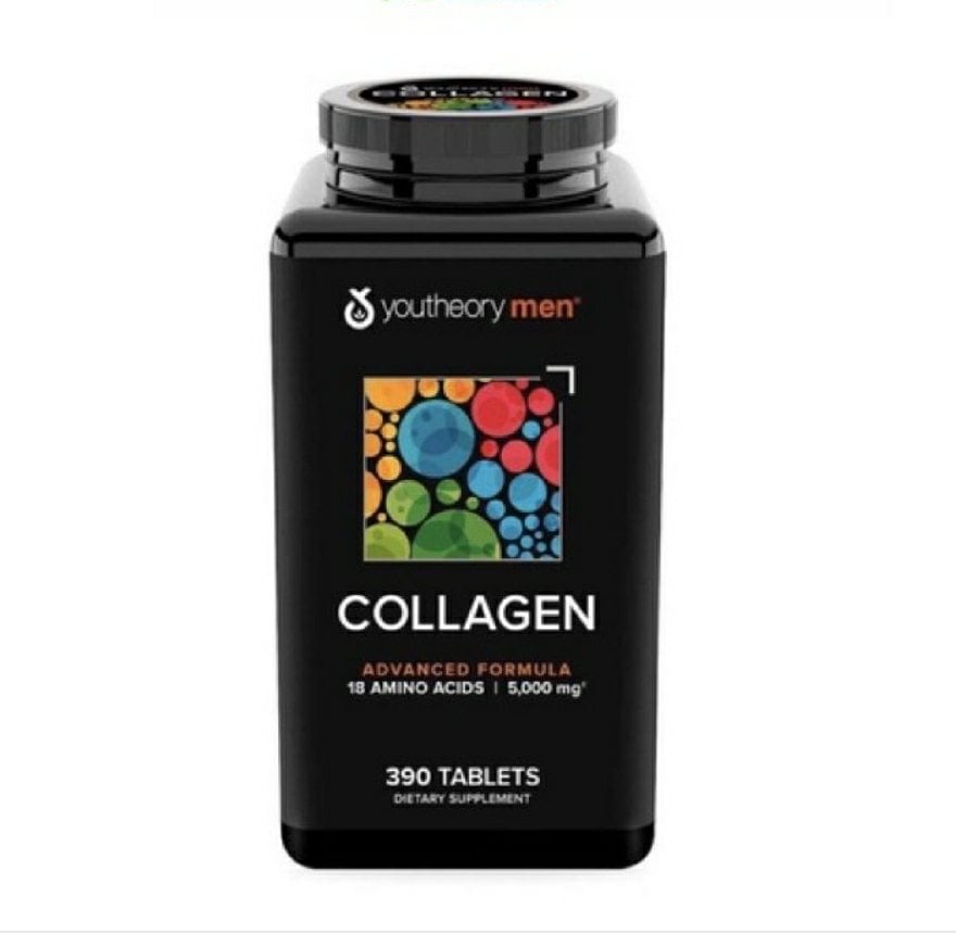 Viên uống collagen cho nam Youtheory Men Collagen Type 1, 2 & 3 của Mỹ 390 viên - Image 2