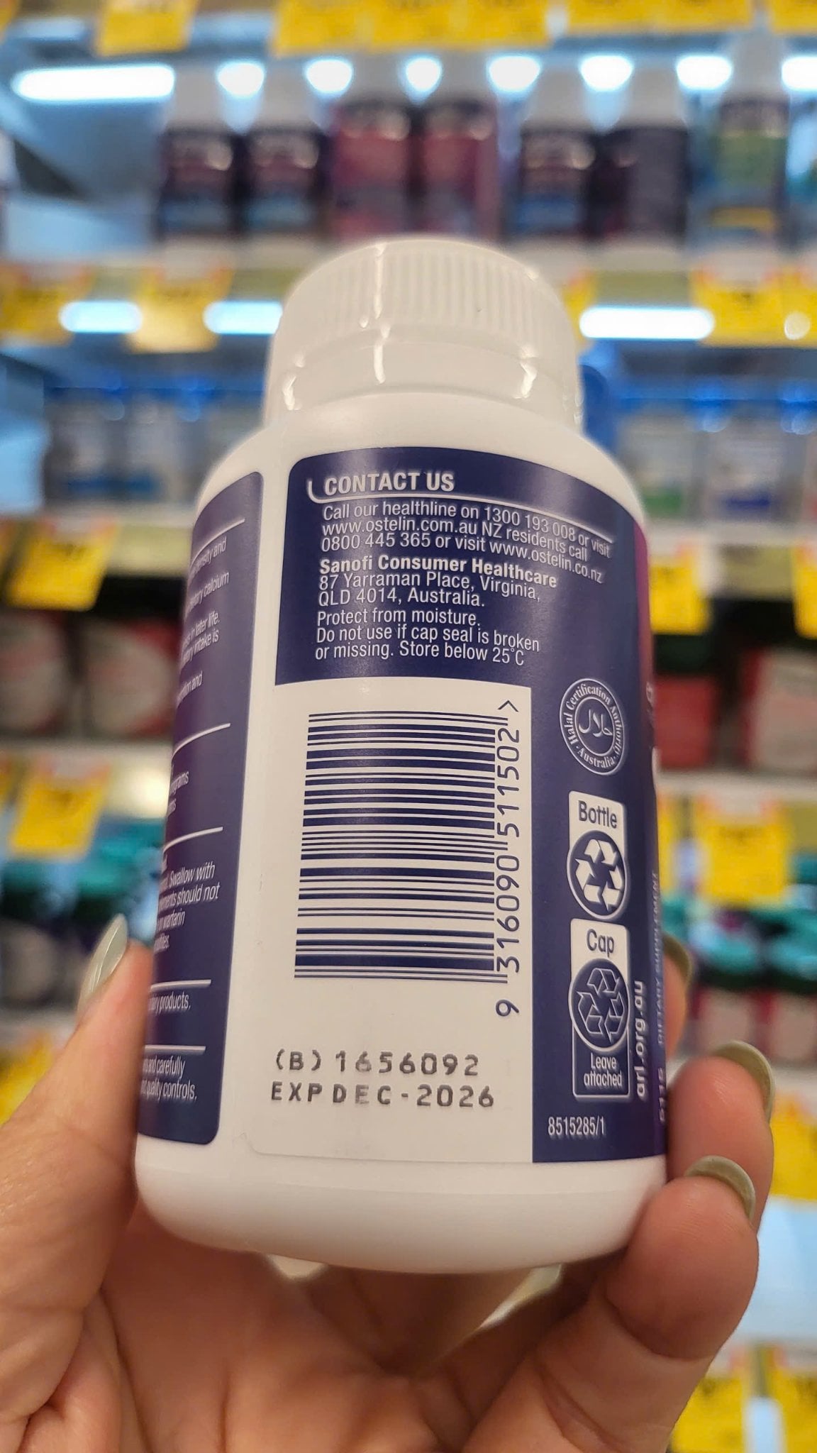 Viên Uống Cung Cấp Canxi Tối Ưu Ostelin Cal-DK2 Lọ 60 Viên - Image 4