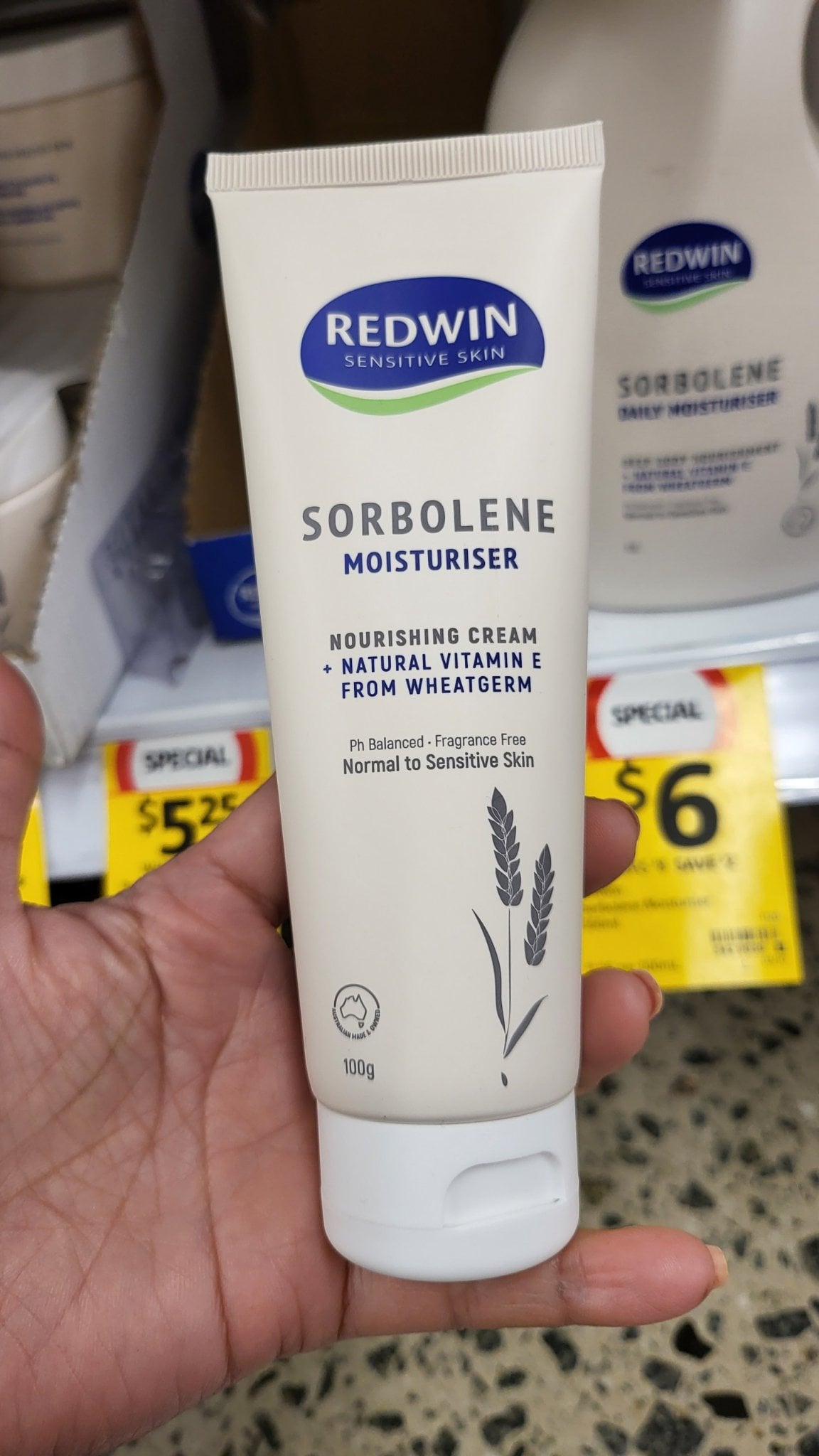 Kem Dưỡng Da Redwin Sorbolene Moisturiser Tuýp 100g - Image 3