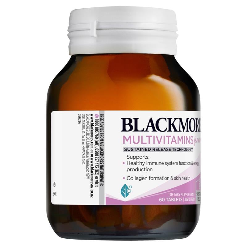 Vitamin tổng hợp cho phụ nữ Blackmores Multivitamin For Women Sustained Release của Úc 60 viên - Image 3