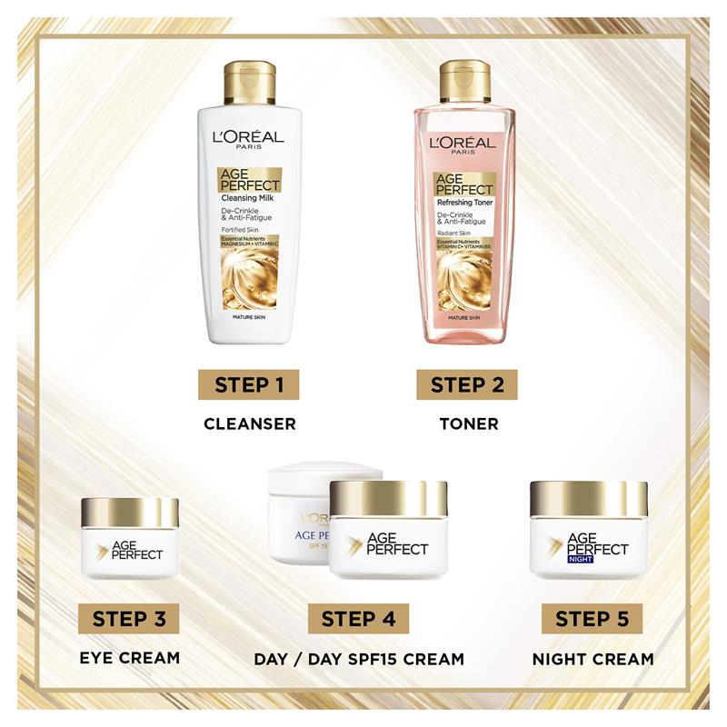 Sữa Rửa Mặt L’oreal Paris Age Perfect Cleansing Milk 200ml - Image 3