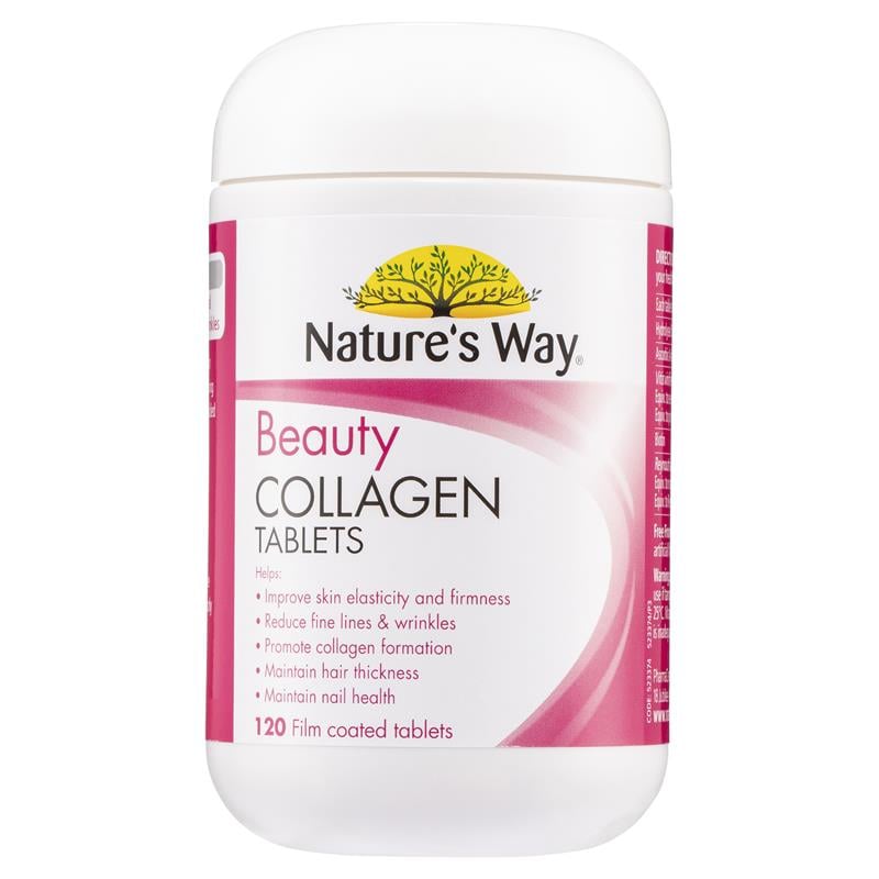 Viên uống hỗ trợ đẹp da Nature's Way Beauty Collagen Tablet của Úc 120 viên - Image 2