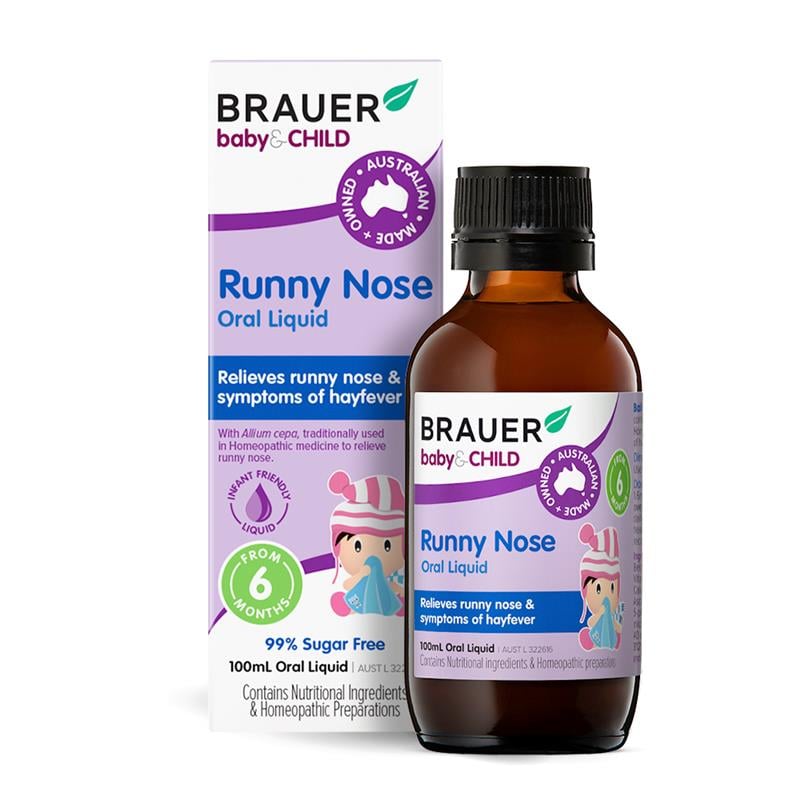 Brauer Baby & Child Runny Nose - Siro Trị Sổ Mũi Cho Bé 100 ml