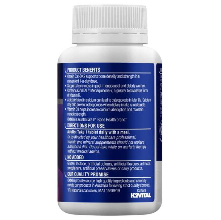 Viên Uống Cung Cấp Canxi Tối Ưu Ostelin Cal-DK2 Lọ 60 Viên - Image 2