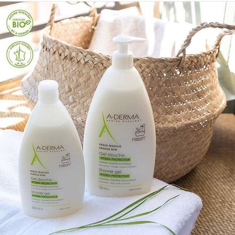 Sữa tắm giảm mụn lưng A-Derma Hydra-Protective 500ml - Image 5