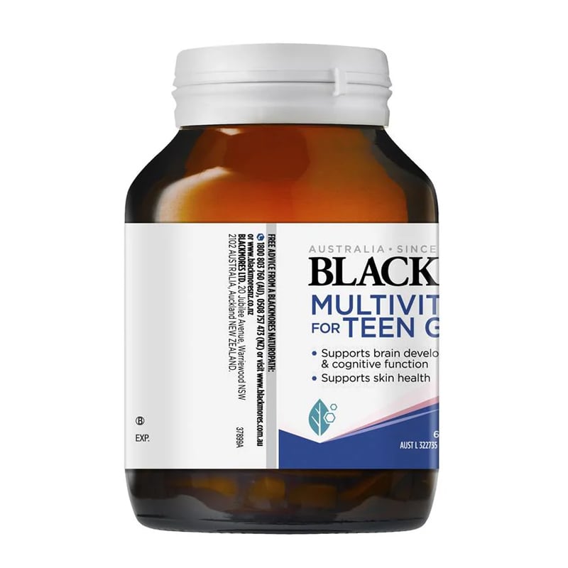 Vitamin tổng hợp cho bé gái tuổi dậy thì Blackmores Multivitamin For Teen Girls của Úc 60 viên - Image 2