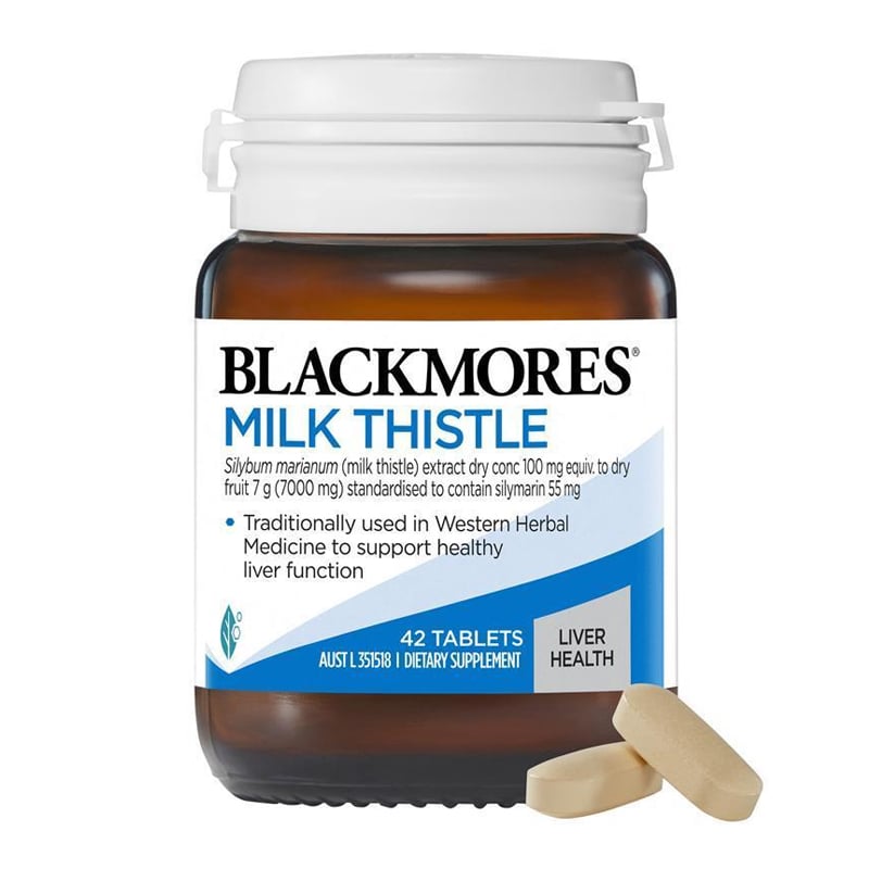 Hỗ trợ bổ gan và giải độc gan Blackmores Milk Thistle của Úc 42 viên - Image 2